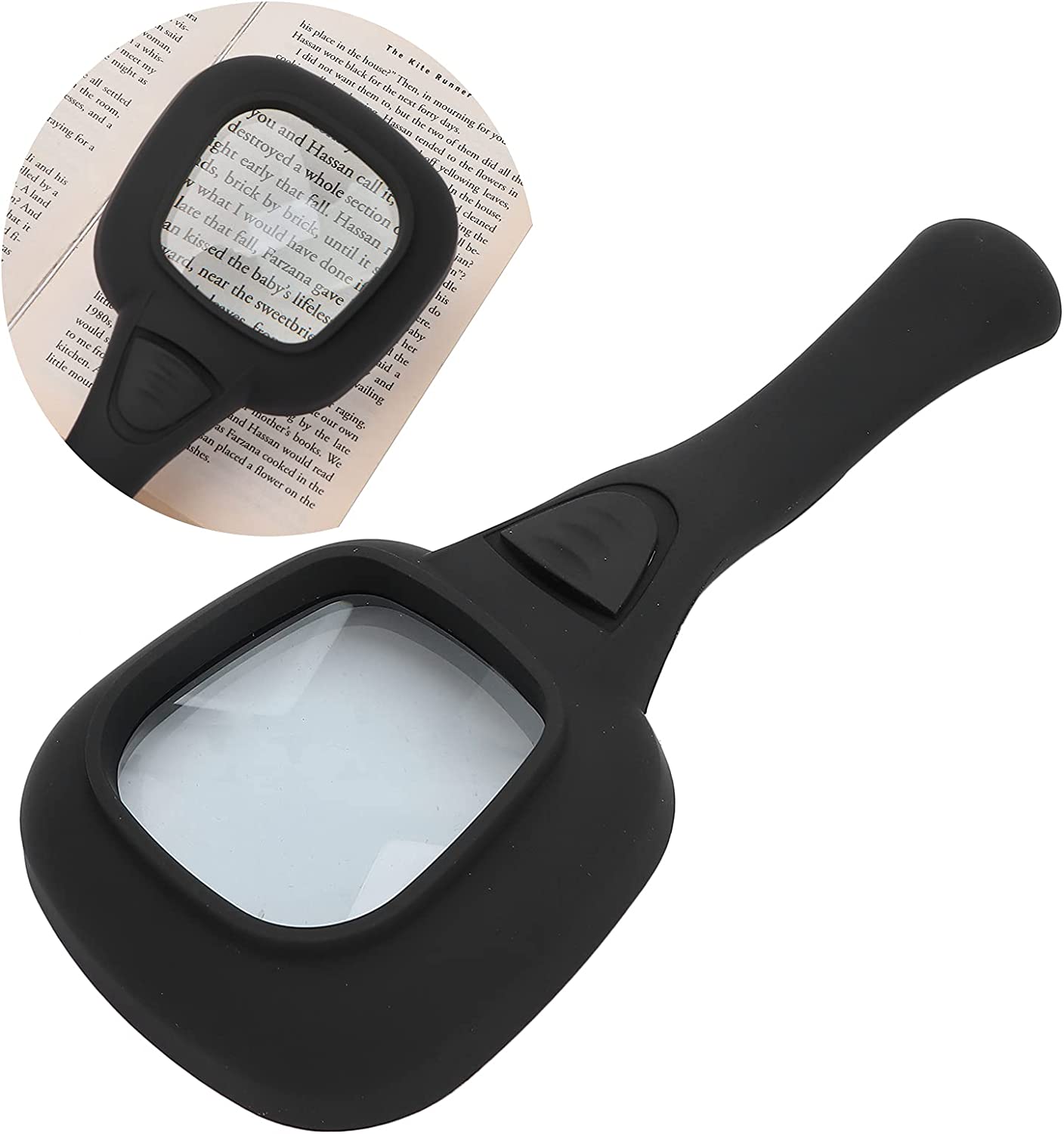 1573A Handheld Magnifying Glass 6 LED Illuminated Lighted Magnifier for Seniors Reading, Soldering, Inspection, Coins, Jewelry, Exploring DeoDap 1573A Handheld Magnifying Glass 6 LED Illuminated Lighted Magnifier for Seniors Reading, Soldering, Inspection, Coins, Jewelry, Exploring DeoDap